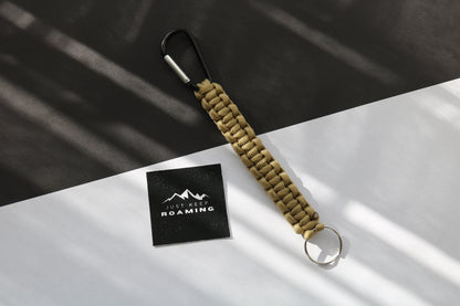 Carabiner Keychain | Beige