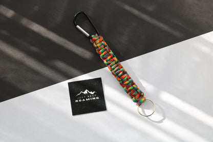 Carabiner Keychain | Dark Rainbow