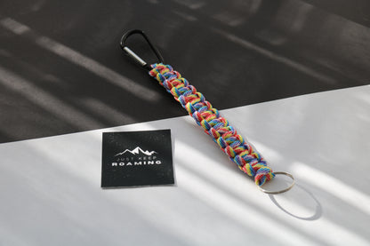 Carabiner Keychain | Light Rainbow