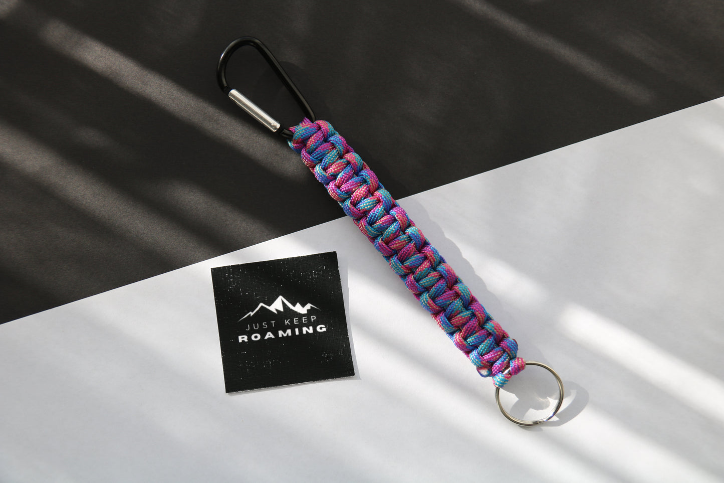 Carabiner Keychain | Purple/Blue