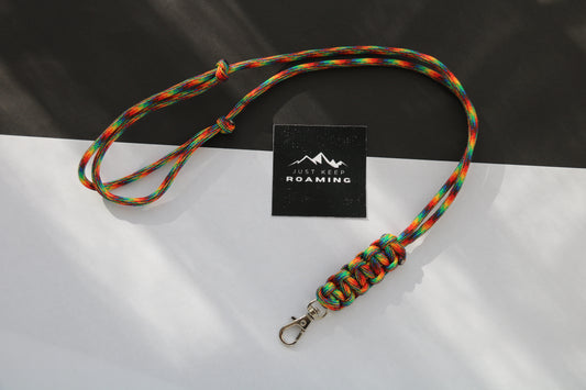 Nexo Adjustable Lanyard | Dark Rainbow