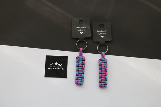 Zinga Keychain | Purple/Blue