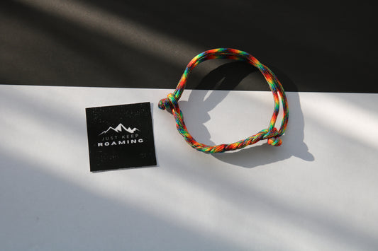 Braided Bracelet | Dark Rainbow